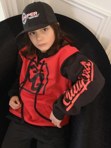 Chilly Gear Red and Black Hoodie