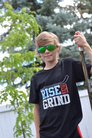 Rise and Grind Black T-Shirt