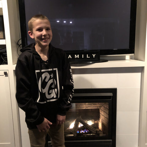 Chilly Gear Black Water Resist Hoodie